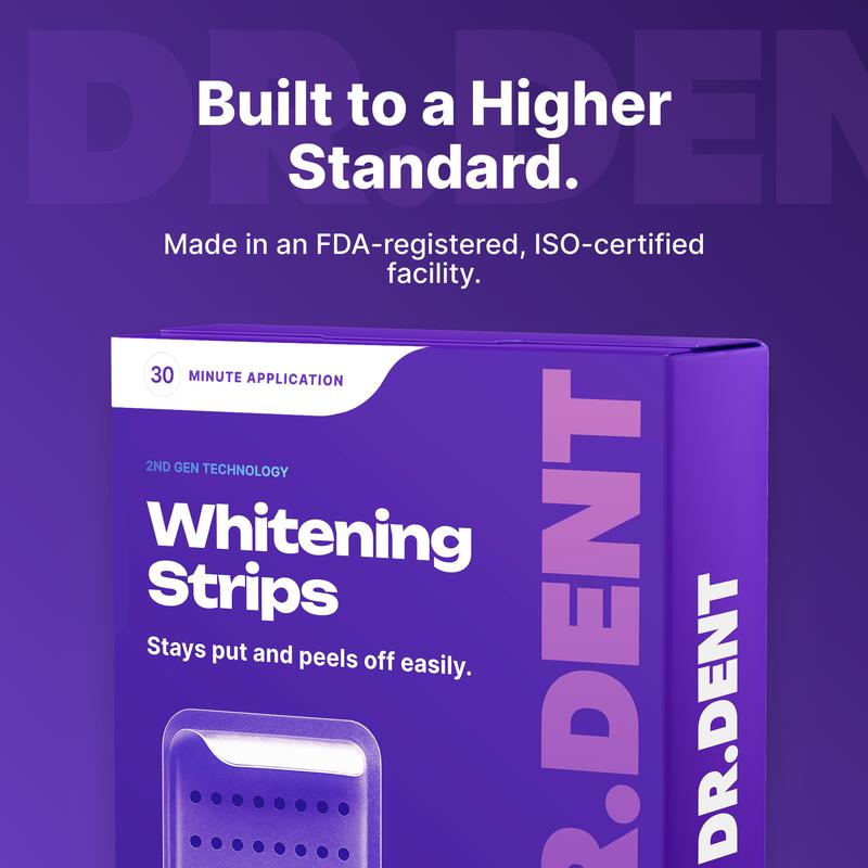 Purple Teeth Whitening Strips