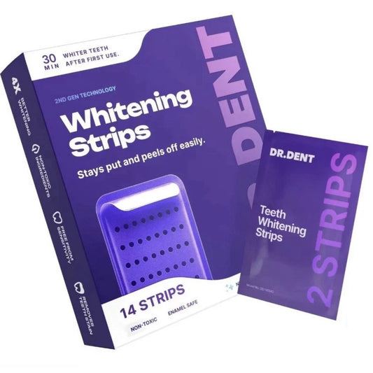 DR.DENT Purple Teeth Whitening Strips,Peroxid